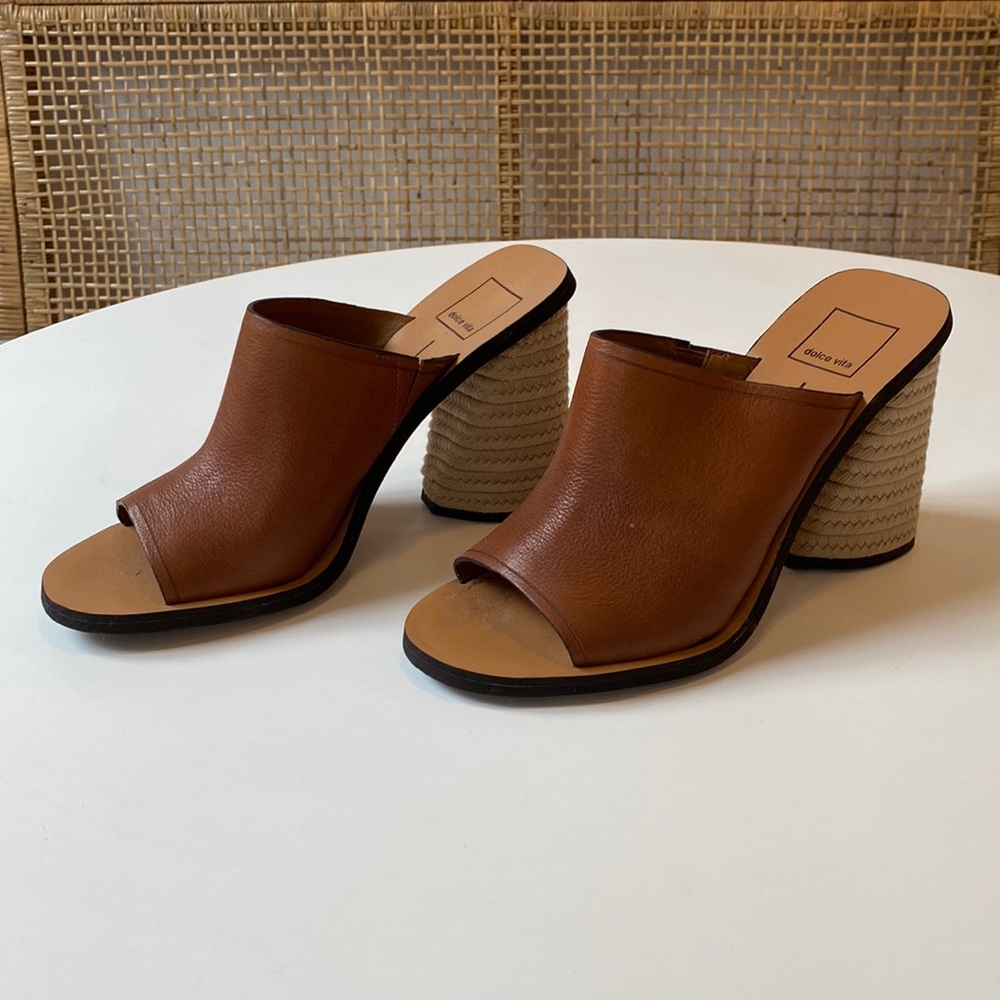 Dolce Vita Rope & Leather Heels